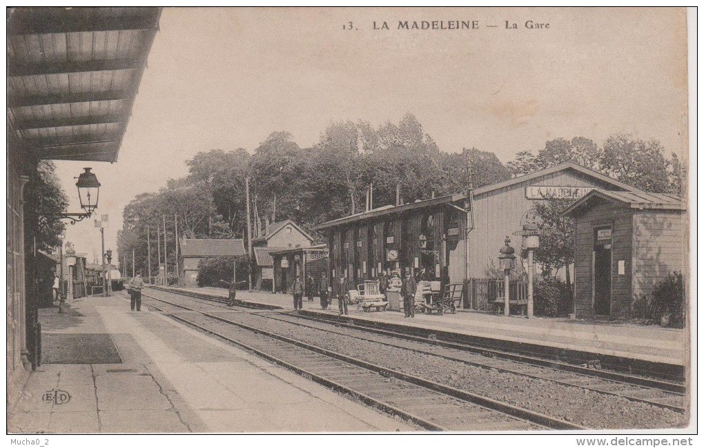 59-LA MADELEINE- La Gare Animée - La Madeleine