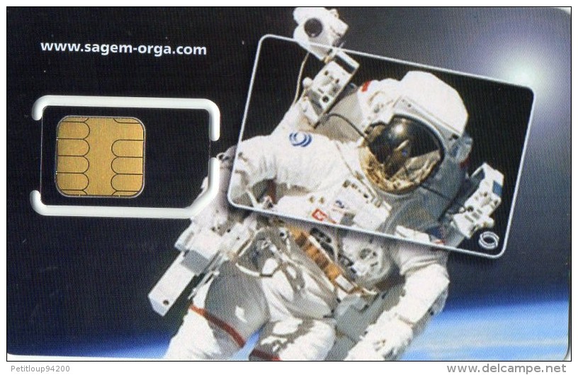 CARTE  GSM/ SIM  Sagem Orga  COSMONAUTE - Mobicartes (GSM/SIM)