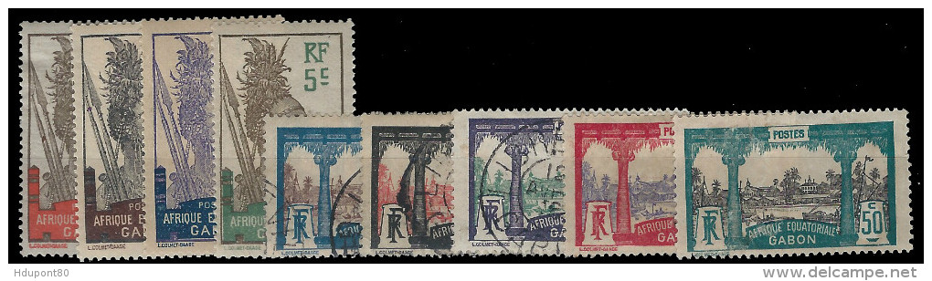 YT 49 Au 61 (incomplet) - Used Stamps