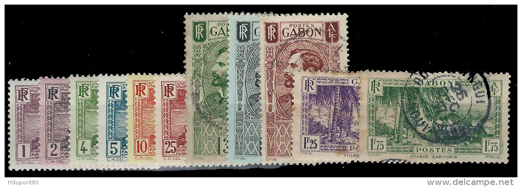 YT 125 Au 141A (incomplet) - Used Stamps