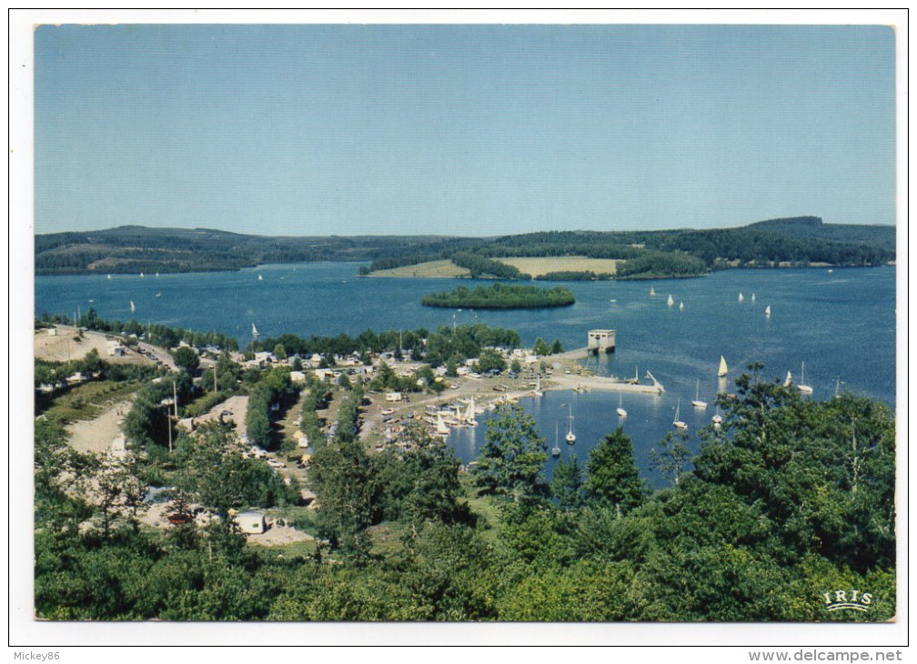 Entre PEYRAT-LE-CHATEAU Et ROYERE--Le Camping-Le Centre Nautique Du TCF,cpsm 15 X 10 N°87/250 éd Théojac - Royere