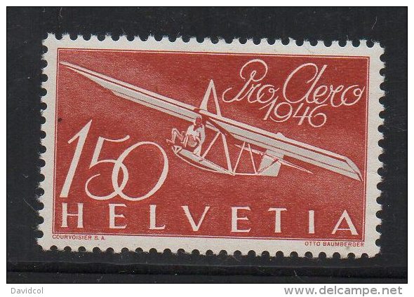 P379 .-. SWITZERLAND / SUIZA.-. 1946. " PRO AERO 1946 ". MI#: 470 .-.  MNH . CV:&euro; 32.00 - Neufs