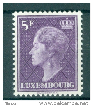 LUXEMBOURG - Mi Nr 589 - MNH** - Cote 12,00 € - 1948-58 Charlotte De Profil à Gauche