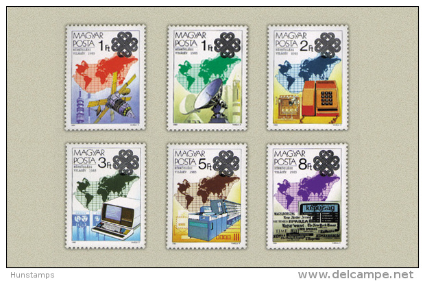 Hungary 1983. Communication Set MNH (**) Michel: 3636-3641 / 4.50 EUR - Unused Stamps