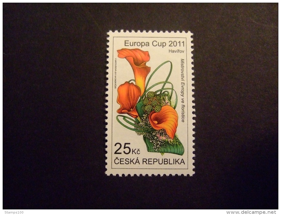 CZECH REPUBLIK    2011 EU FLORIST  CHAMPIONSHIP     MNH ** (E07-NVT) - Unused Stamps