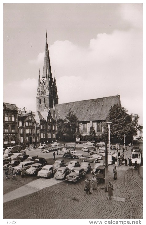 FLENSBURG SUDERMARKT MIT NICOLAIKIRCHE - Flensburg