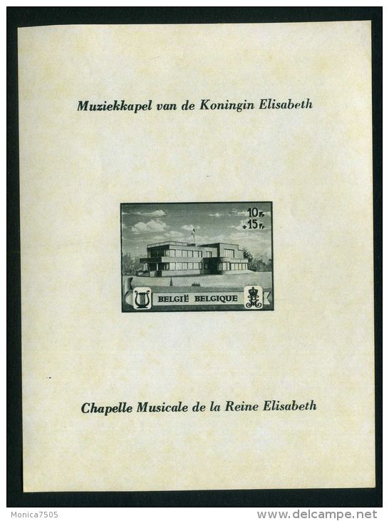 BELGIQUE ( BLOC ) : Y&amp;T N°  14  BLOC  NEUF  SANS  TRACE  DE  CHARNIERE  MAIS  ROUSSEUR  ,  A  VOIR  . - 1924-1960