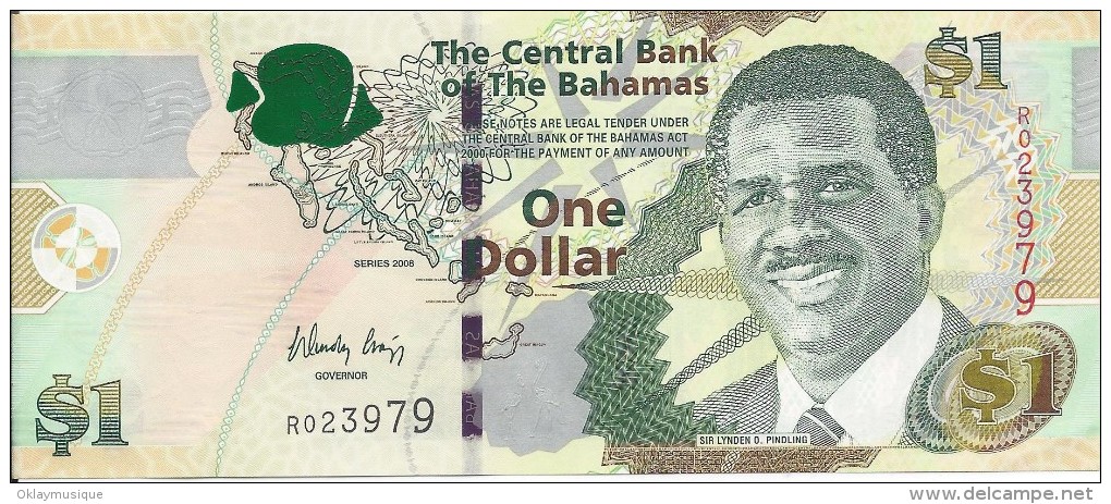 1 Dollars 2008 - Bahamas