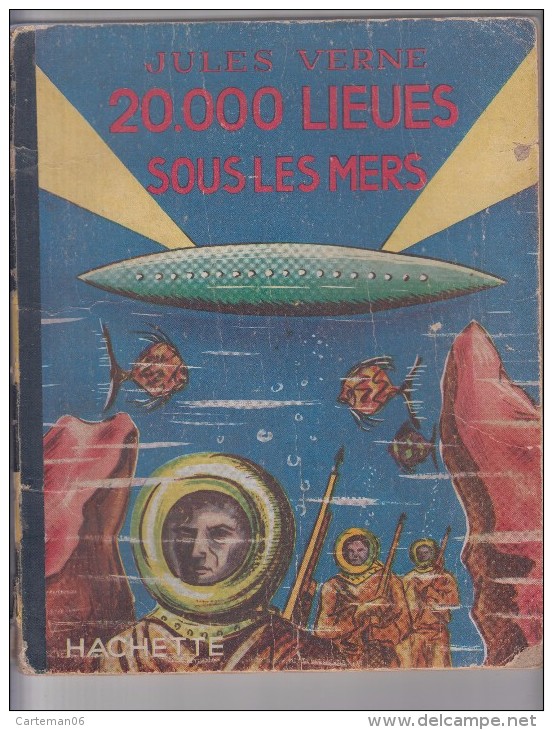 BD - Jules Verne - 20000 Lieues Sous Les Mers - Dessinde  R. Blondeau, Raconté Par Marc Déséchal - Hachette 1951 - Hachette