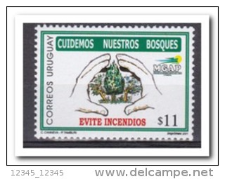 Uruguay 2001, Postfris MNH, Trees - Uruguay