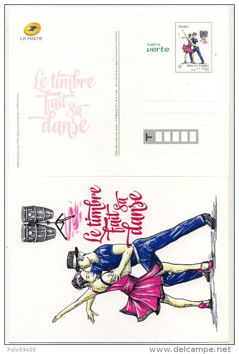 FÊTE DU TIMBRE - LE TIMBRE FAIT LA DANSE 2014 - Prêts-à-poster:Stamped On Demand & Semi-official Overprinting (1995-...)