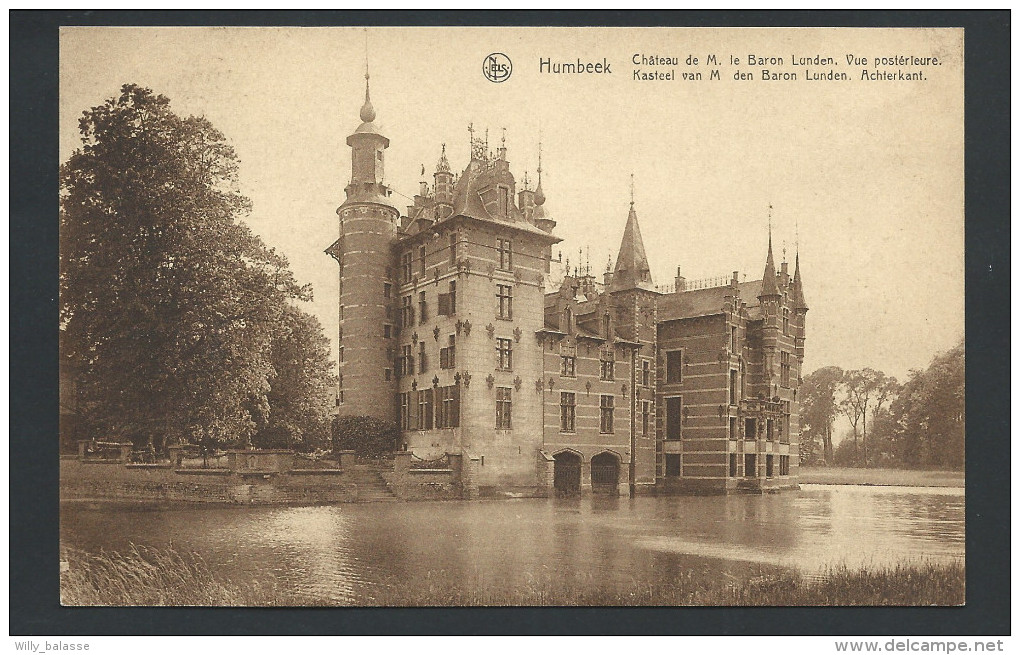 CPA - HUMBEEK - Château De M.le Baron Lunden - Vue Postérieure - Kasteel - Nels  // - Grimbergen