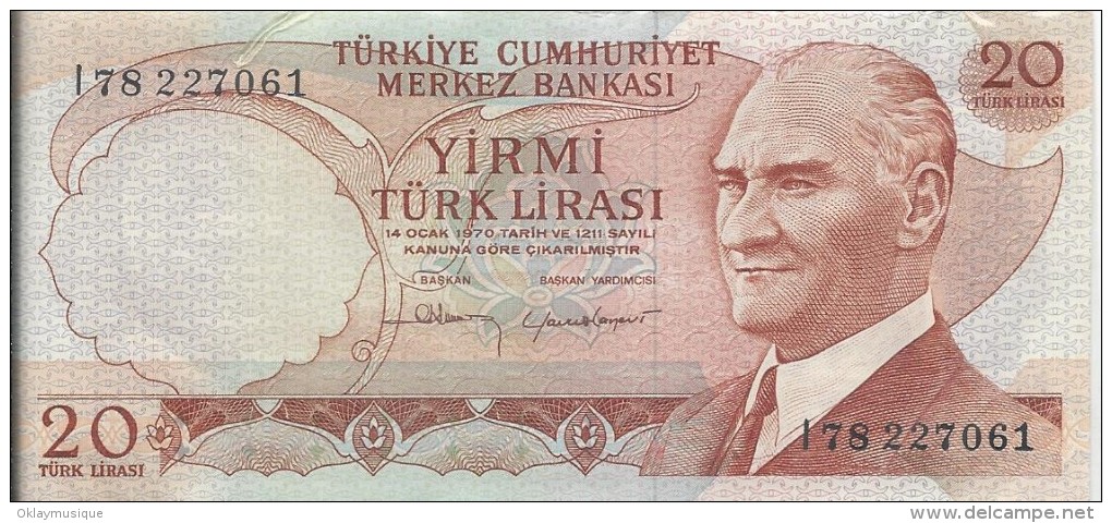 20 Lira 1974 - Turkey