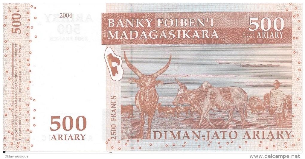 500 Ariary 2004 - Madagaskar