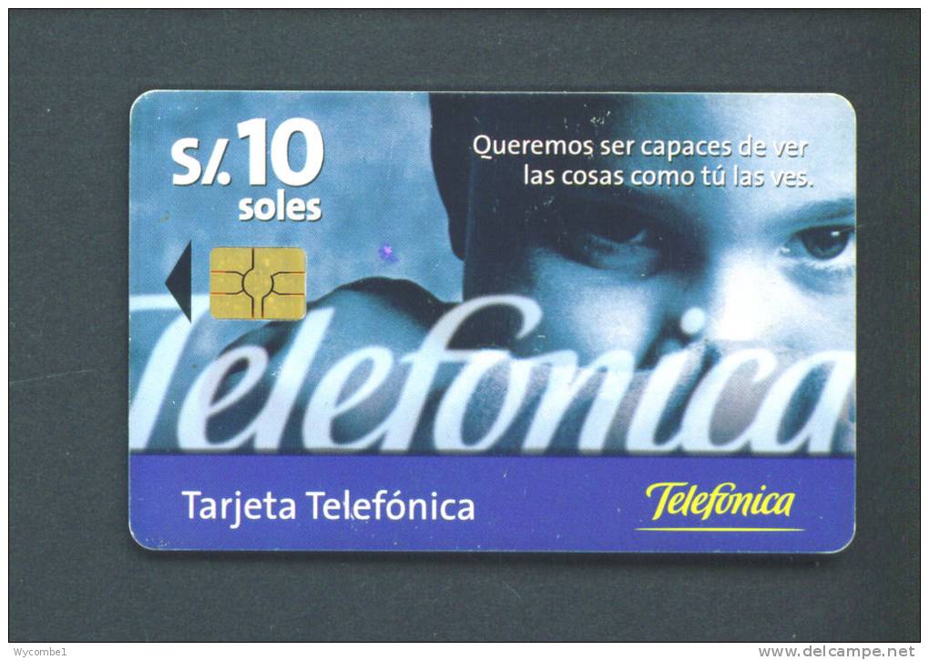 PERU  -  Chip Phonecard As Scan - Peru