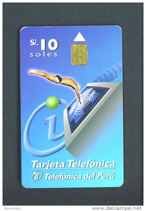PERU  -  Chip Phonecard As Scan - Pérou