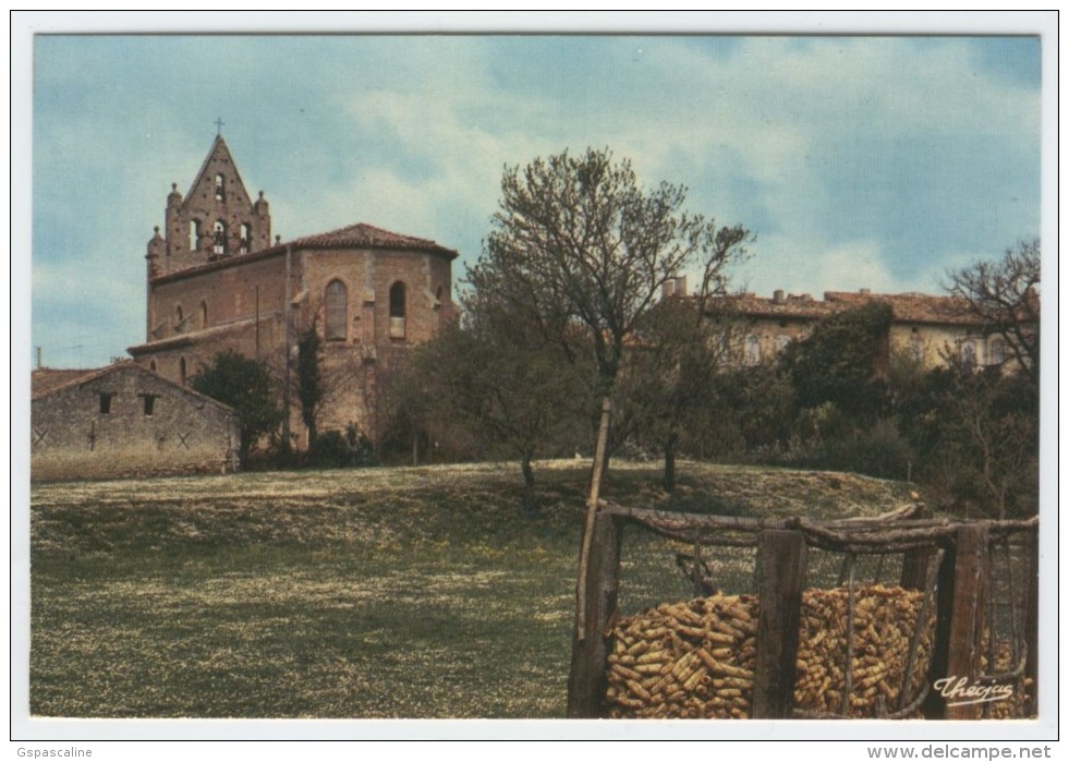 31.162 VILLEFRANCHE DE LAURAGAIS - Edts Théojac - L'Eglise De Renneville & Son " Clocher Mur " (recto-verso) - Autres & Non Classés