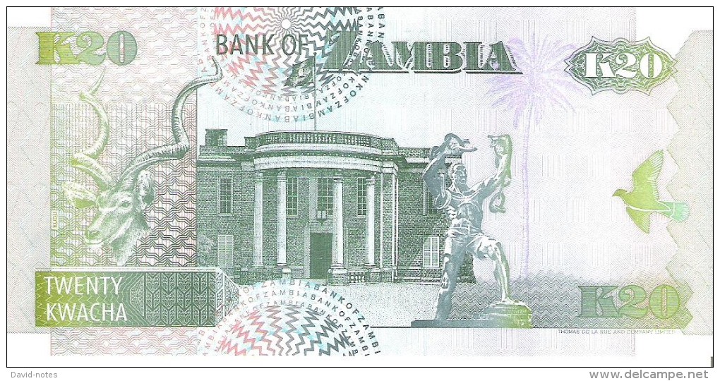 Zambia - Pick 36a - 20 Kwacha 1992 - Unc - Zambia