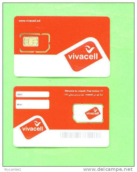SUDAN - Mint/Unused SIM Chip Phonecard/Vivacell - Sudan
