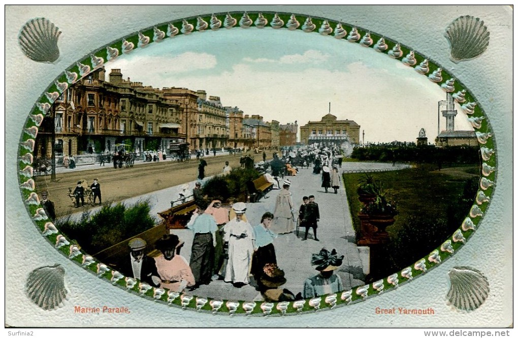 NORFOLK - GREAT YARMOUTH - MARINE PARADE 1912 Nf573 - Great Yarmouth