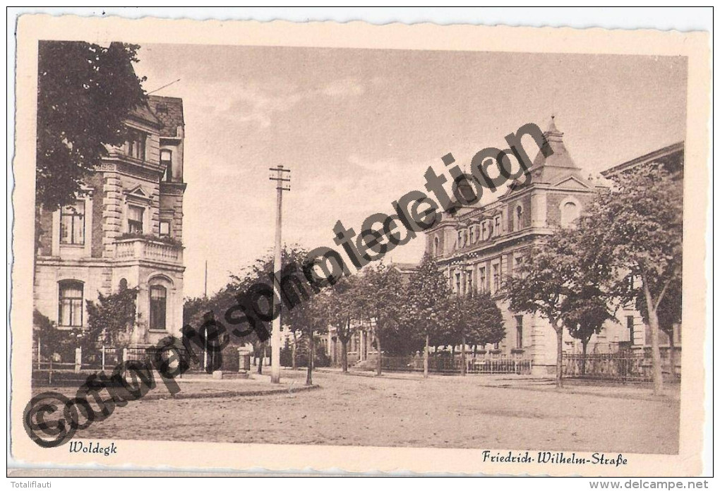 WOLDEGK Friedrich Wilhelm Straße Gelaufen 19.7.1929 TOP-Erhaltung - Neubrandenburg