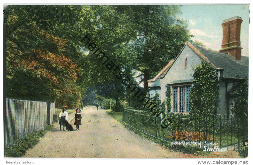 Stafford - Rowley Park Drive - Verlag W. Shaw Burslem Ca. 1910 - Autres & Non Classés