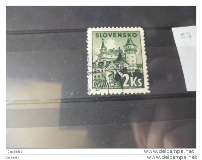 TIMBRE De SLOVAQUIE   YVERT N°57 - Used Stamps