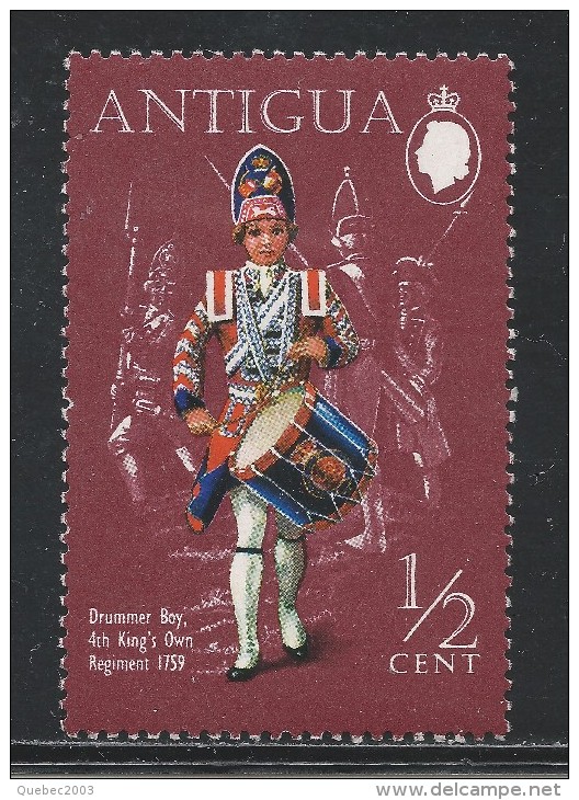 Antigua 1970. Scott #262 (MH) Military Uniforms: Drummer Boy, 4th King's Own Regiment, 1759 - 1960-1981 Ministerial Government