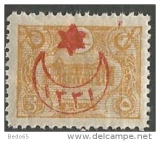 TURQUIE N° 215 SURCHARGE RECTO-VERSO  RR NEUF* TRACE DE CHARNIERE / MH / Signé CALVES / 2 SCANS / LEGER PLI - Unused Stamps