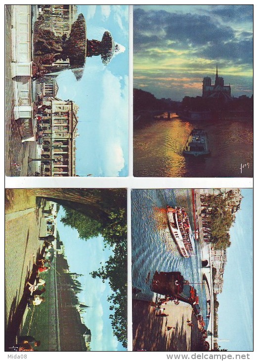 LOT DE 45 CARTES . PARIS . COULEURS ET LUMIERES DE FRANCE . E. K. B. PRISE DE VUE YVON . EDITIONS D'ART 15 Rue MARTEL - 5 - 99 Postcards