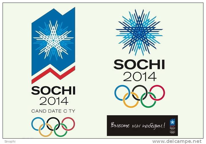 SA10-112   @     2014 Sochi Sotchi  Winter Olympic Games  , Postal Stationery -Articles Postaux -- Postsache F - Winter 2014: Sochi