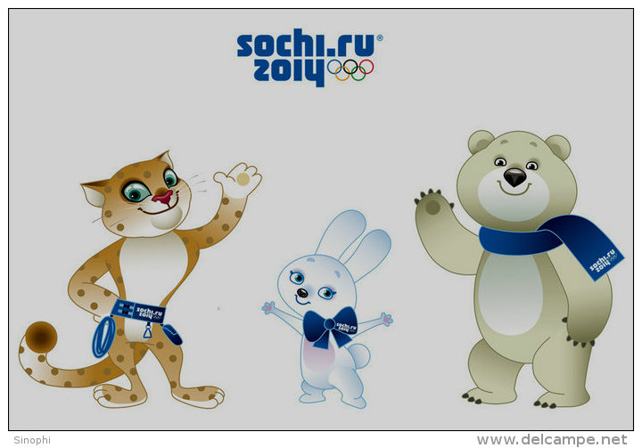 S45-003 @ Sochi Winter Olympic Games ,postal Stationery,Articles Postaux - Winter 2014: Sotschi