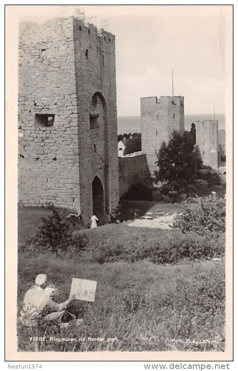 Visby, Ringmuren Vid Norder Part - Suède