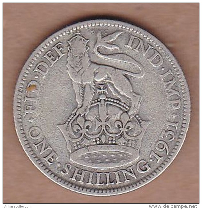 AC - GREAT BRITAIN 1 SHILLING 1931 SILVER COIN VF+ - I. 1 Shilling