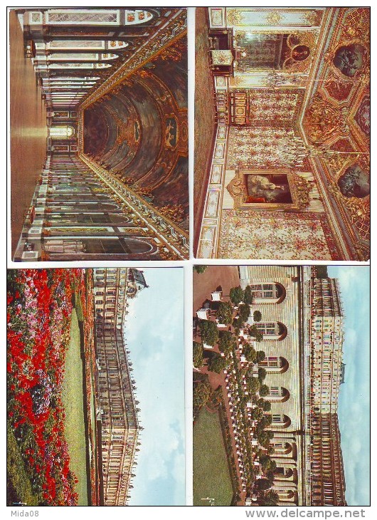 LOT DE 21 CARTES . CHATEAU DE VERSAILLES . COULEURS ET LUMIERES DE FRANCE . E. K. B.  EDITIONS D'ART 15 Rue MARTEL - 5 - 99 Cartoline