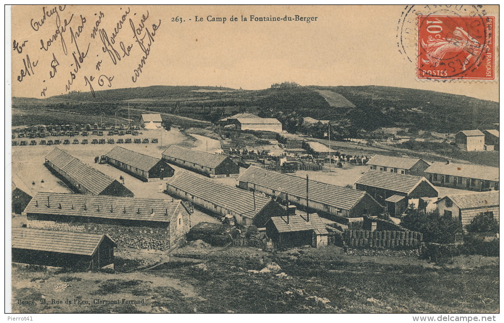 LE CAMP DE LA FONTAINE DU BERGER - Autres & Non Classés