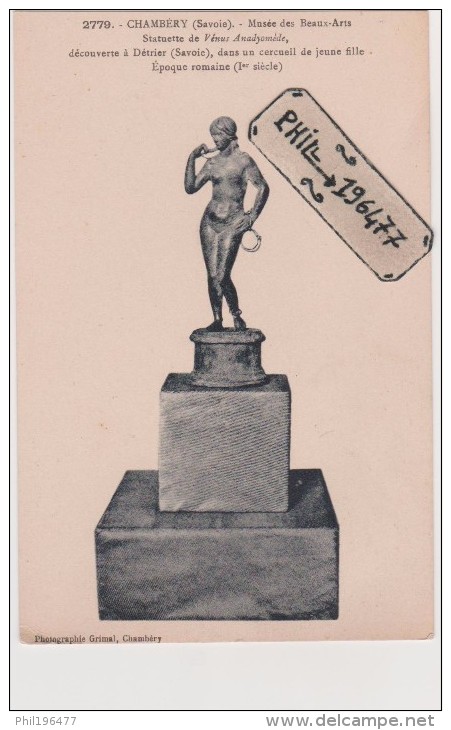 Chambéry -  Cpa / Statuette De Vénus Anadyomède. - Articles Of Virtu