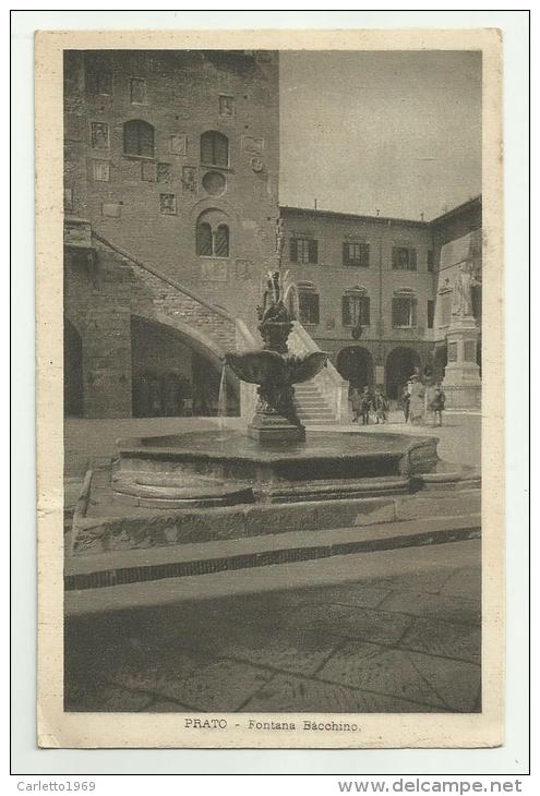 PRATO FONTANA BACCHINO 1936 VIAGGIATA FP - Prato