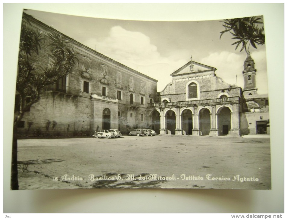 ANDRIA   BASILICA  ISTITUTO  TECNICO AGRARIO       PUGLIA BARI  VIAGGIATA  COME DA FOTO - Andria