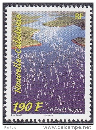 Nouelle Calédonie La Forêt Noyée SOUS La Faciale !!  2014 ** - Unused Stamps