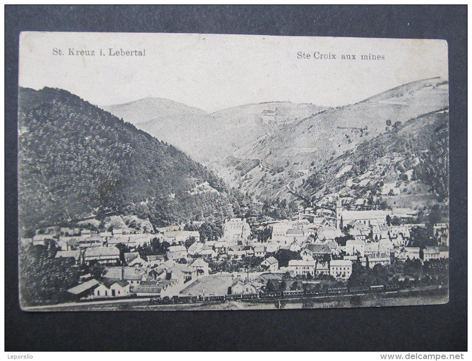 AK ST.KREUZ I.Lebertal St.Croix Aux Mines Ca.1915  /// D*18769 - Sainte-Croix-aux-Mines