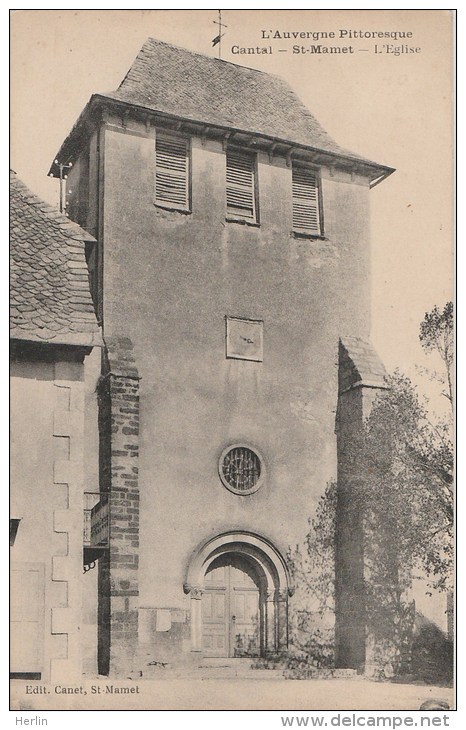 15 - SAINT-MAMET-LA-SALVETAT - L'Eglise - Saint-Mamet-la-Salvetat