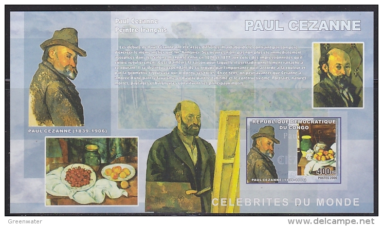 Congo 2006 Paul Cezanne / Painter M/s IMPERFORATED ** Mnh (F4955A) - Ungebraucht