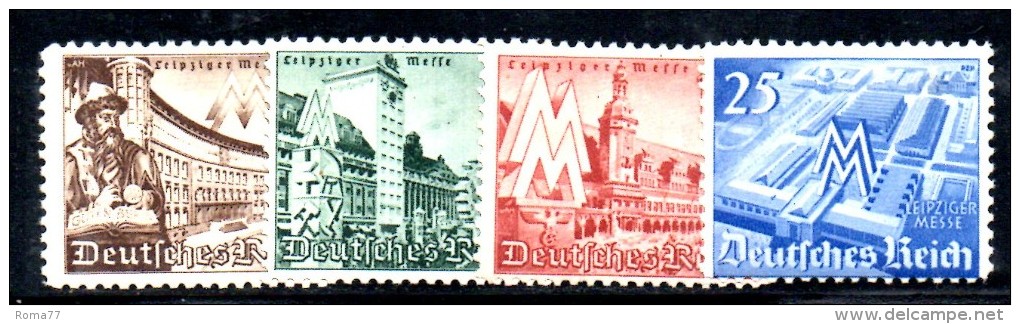 TERZO REICH 1940 ,  Lipsia  Serie  663/666  *** MNH - Nuovi