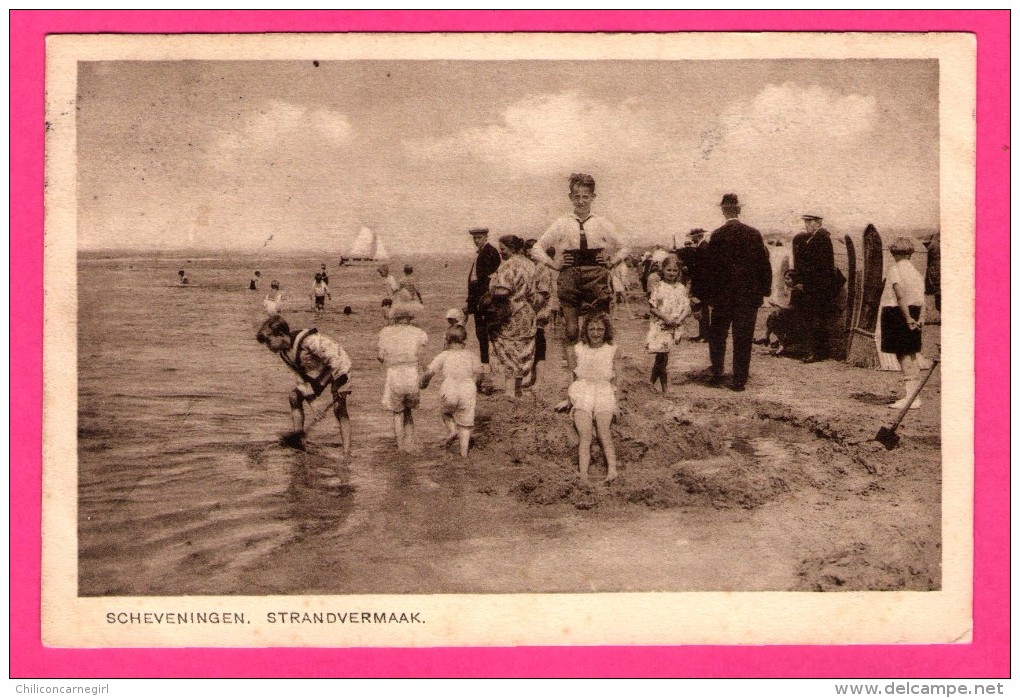 Scheveningen - Strandvermaak - Animée - Enfants - Plage - ROUKES & ERHART - 1928 - Scheveningen