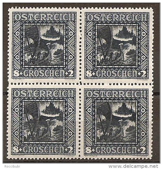 Österreich 1926 // Mi. 489 ** 4er - Ungebraucht