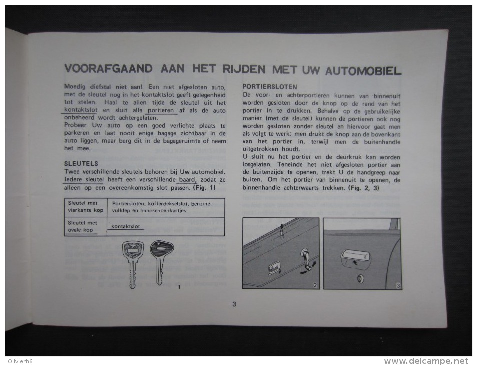 VP INSTRUKTIE BOEKJE (M1603) MAZDA 818 (5 Vues) Livre D'instruction De La Mazda 818 1983 - Transport