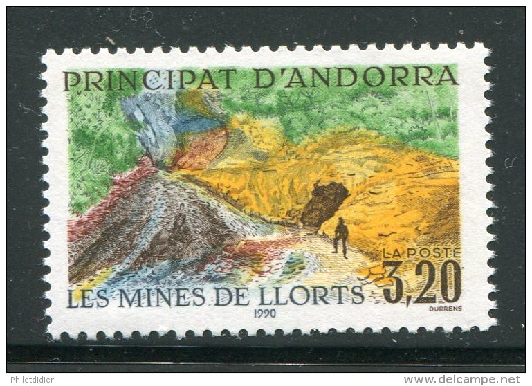 Andorre Y&T N°386 Neuf Sans Charnière ** - Usati