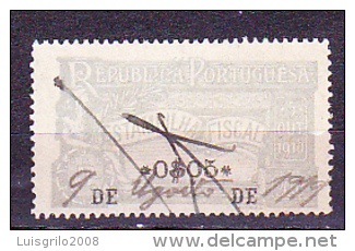 ESTAMPILHA FISCAL - 0$05 .. 1919 - Oblitérés