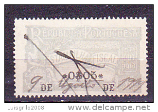 ESTAMPILHA FISCAL - 0$05 .. 1919 - Usati